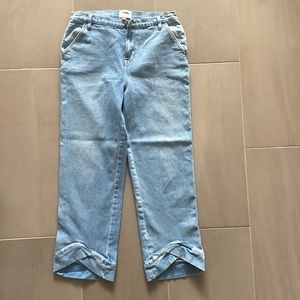 Frame cropped high rise jeans nwot